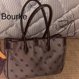 Dooney & Bourke Black and Gray Tote Bag